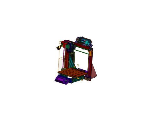 碳纤维PrusaMK3S专业3D打印机缩略图