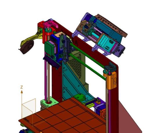 碳纤维PrusaMK3S专业3D打印机缩略图