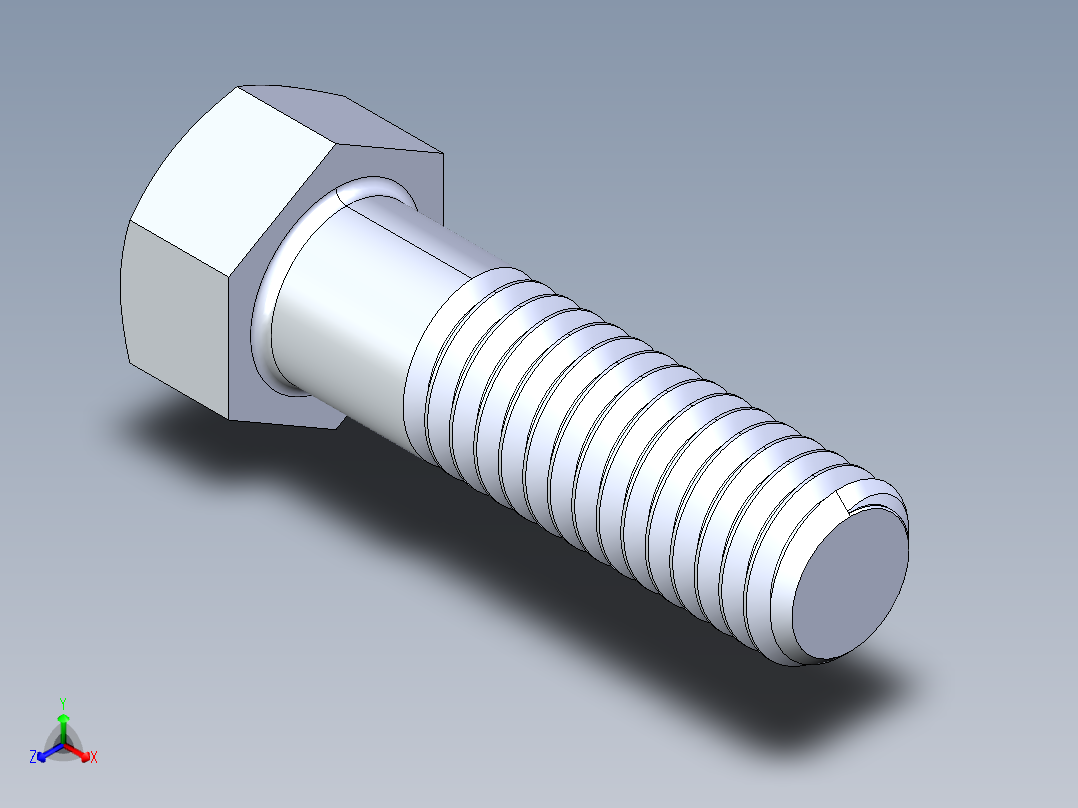 UNC 六角螺栓-Hex Bolt 0.4375-14 x 1.5