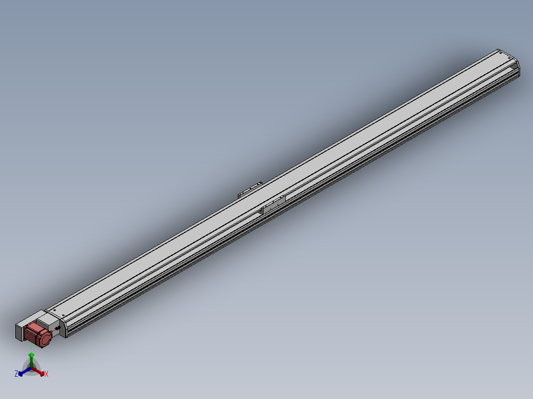 精密模组MT170-L125-2800-L-M75-C4正等轴测图