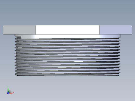 聚氯乙烯配件22-Sch80_Plug_MPT_850-040_4in前视缩略图
