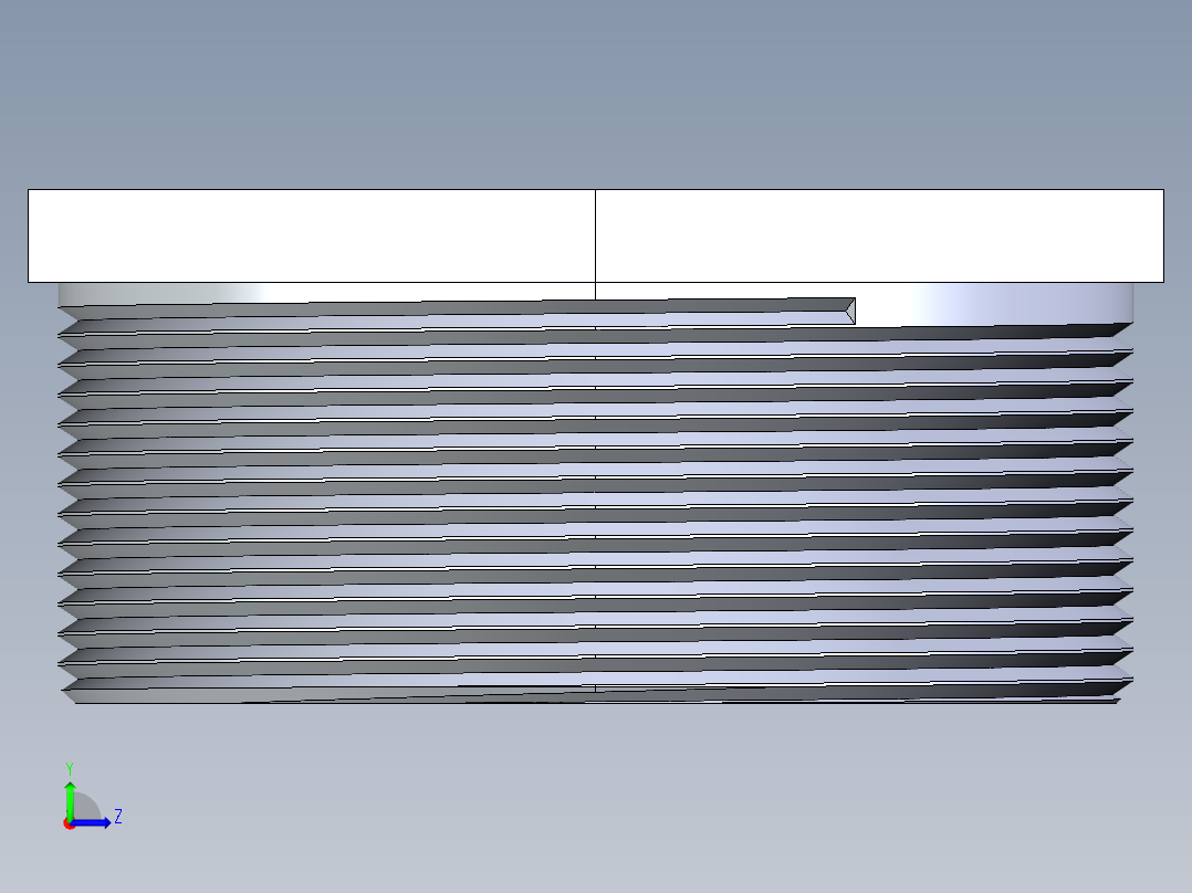 聚氯乙烯配件22-Sch80_Plug_MPT_850-040_4in左视图