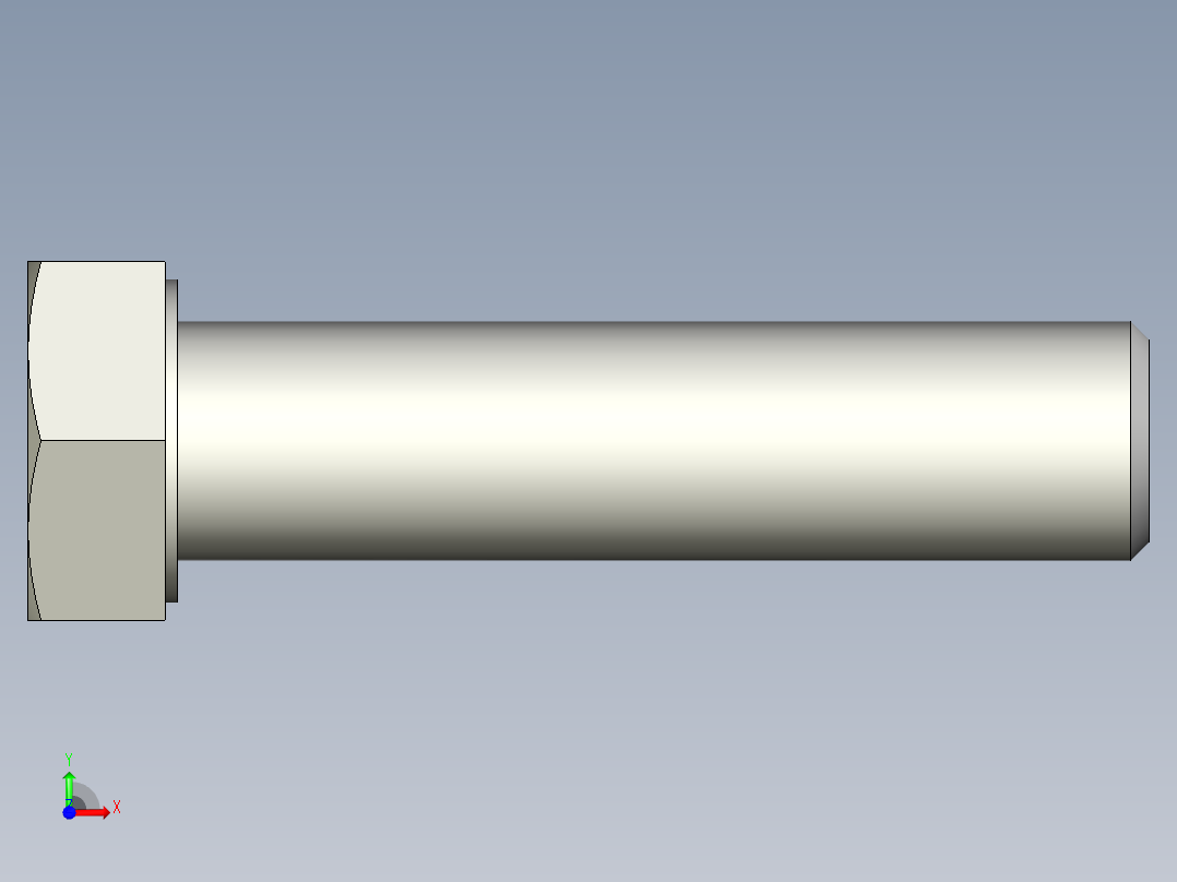 螺钉-DIN_931-M16x2x65_24.stp前视图