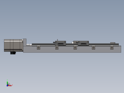 十字滑台模型SW三维图=1053583==35前视缩略图