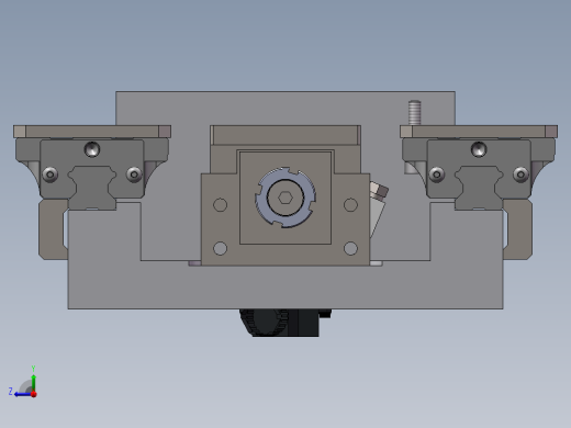 十字滑台模型SW三维图=1053583==35右视缩略图