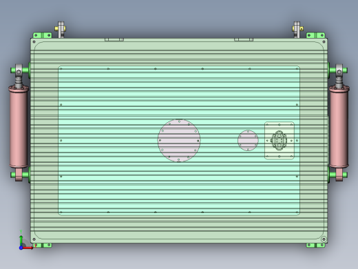 Q414-磨抛机送料机构设计【三维SolidWorks】前视缩略图