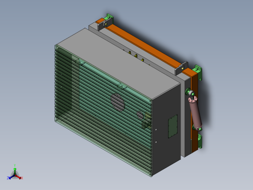 Q414-磨抛机送料机构设计【三维SolidWorks】正等轴测缩略图