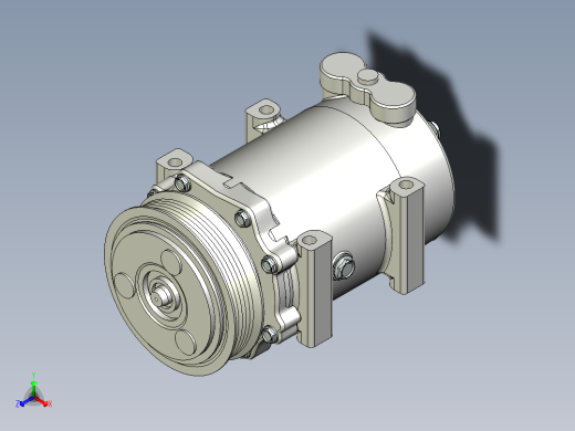 空调压缩机--stp