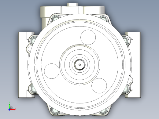 空调压缩机--stp前视缩略图