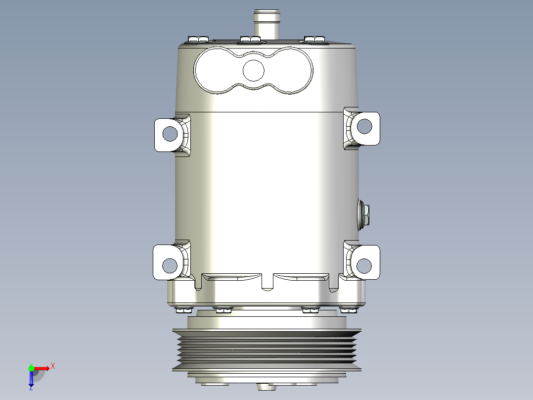 空调压缩机--stp俯视图