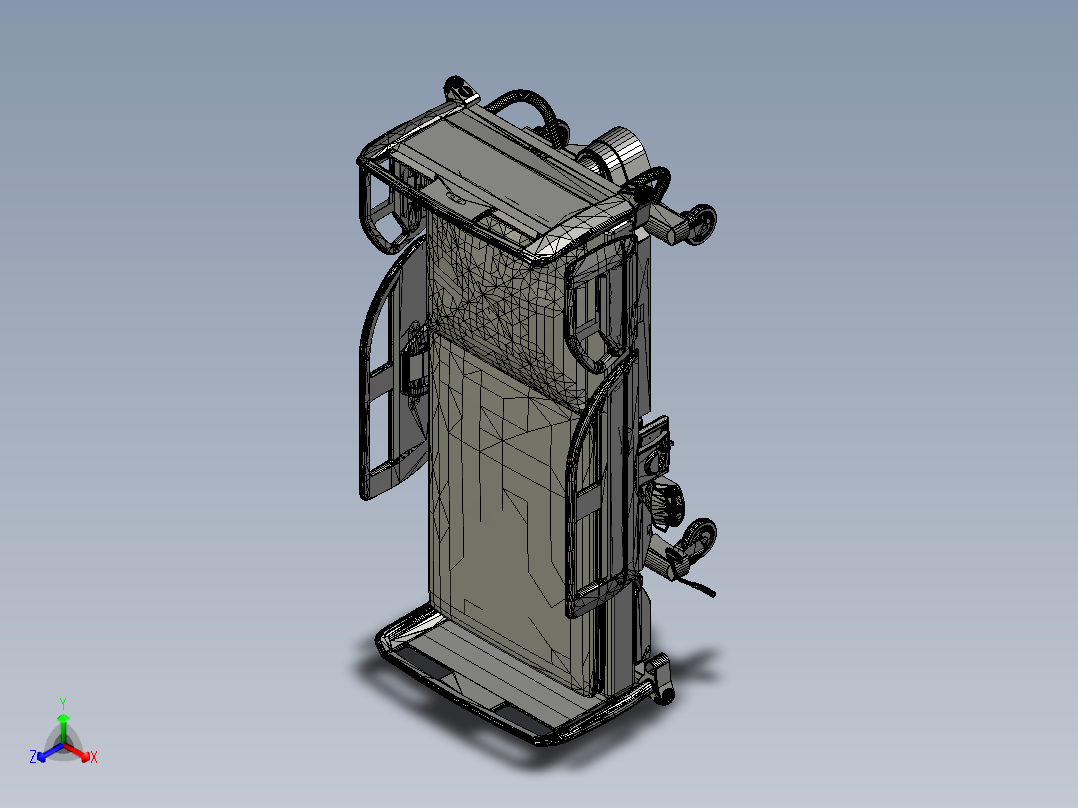医院医护床MAB6主视图