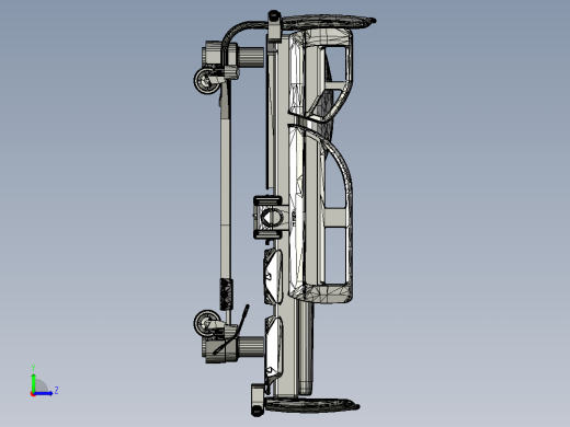 医院医护床MAB6左视缩略图