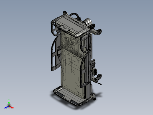 医院医护床MAB6正等轴测缩略图