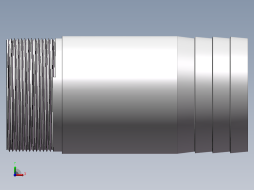 水管接头-直通 DN65前视缩略图