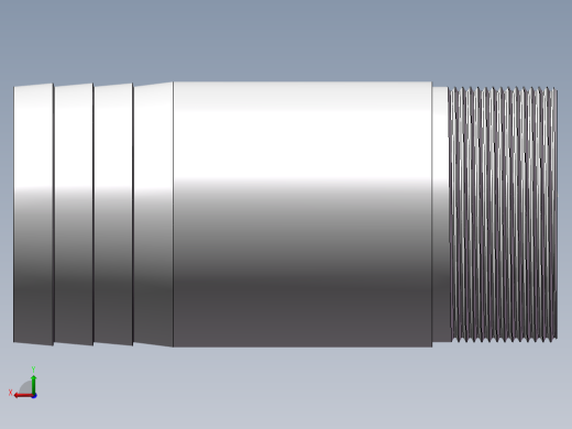水管接头-直通 DN65后视缩略图
