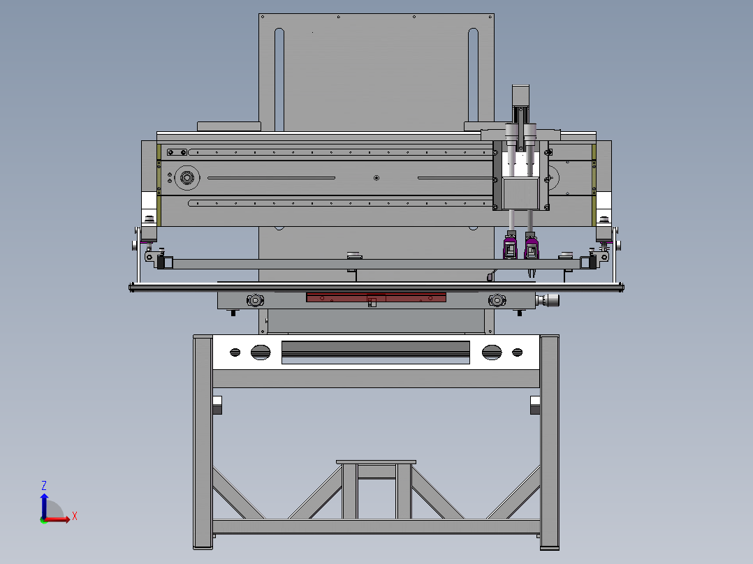 平面丝印设备（sw18可编辑+工程图）