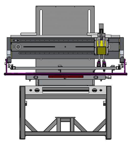 平面丝印设备（sw18可编辑+工程图）