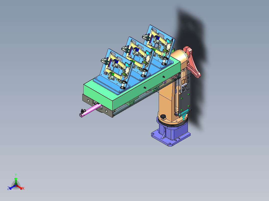 倒L形焊接变位机机构