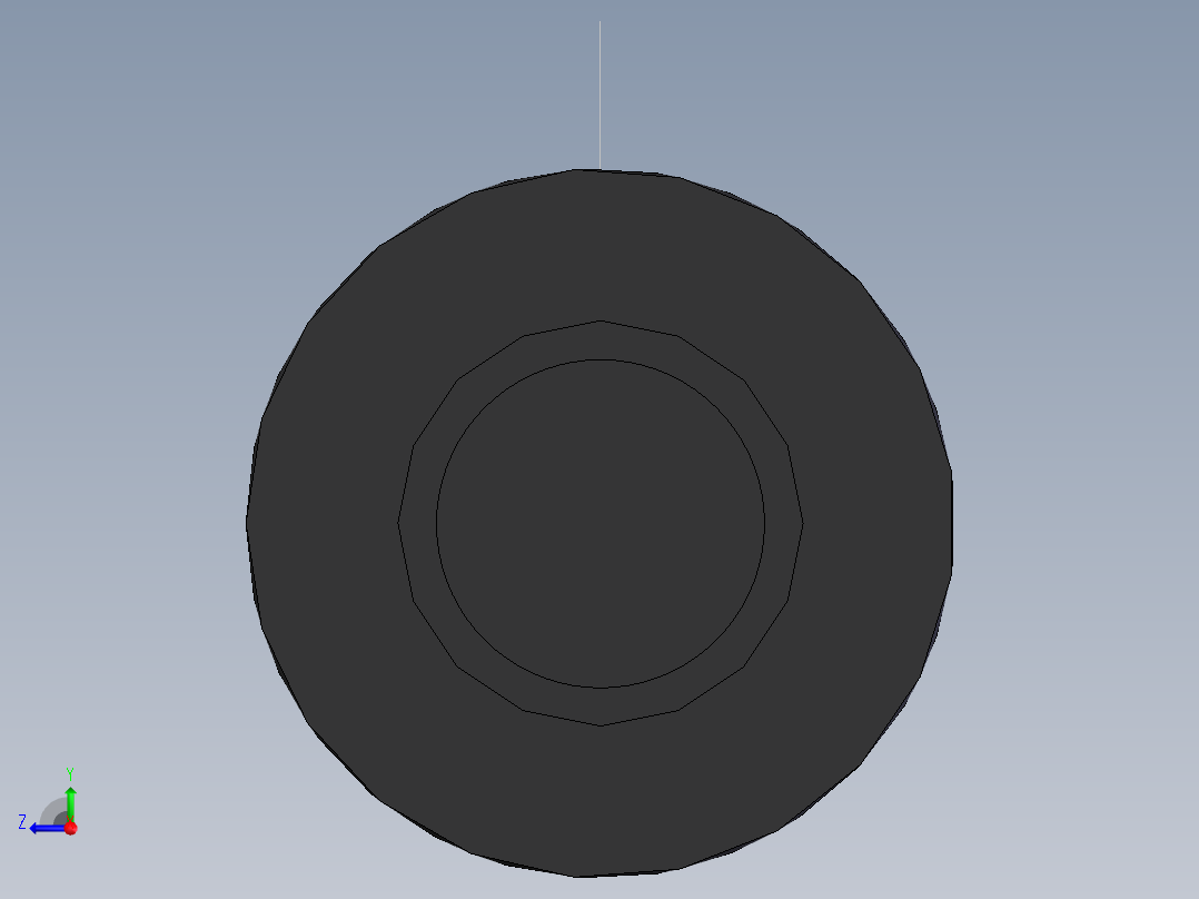 内六角圆柱头螺钉  M4×1601右视图
