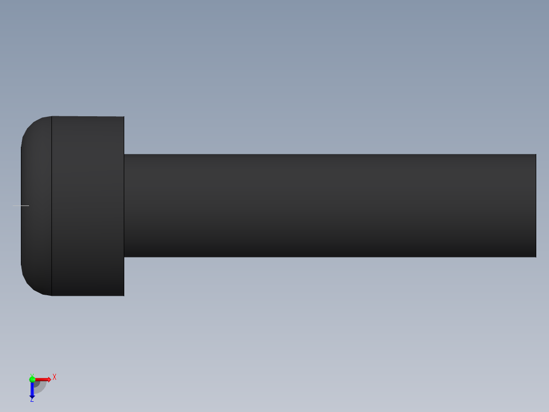 内六角圆柱头螺钉  M4×1601俯视图
