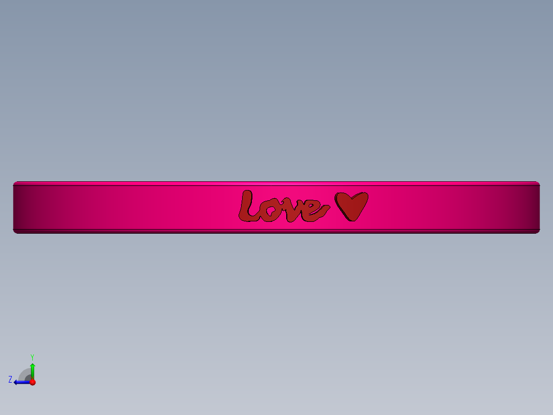 爱情手镯右视图