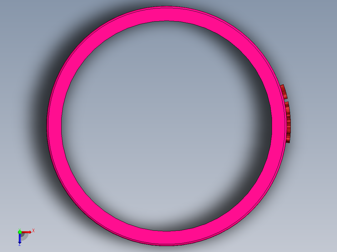 爱情手镯俯视图