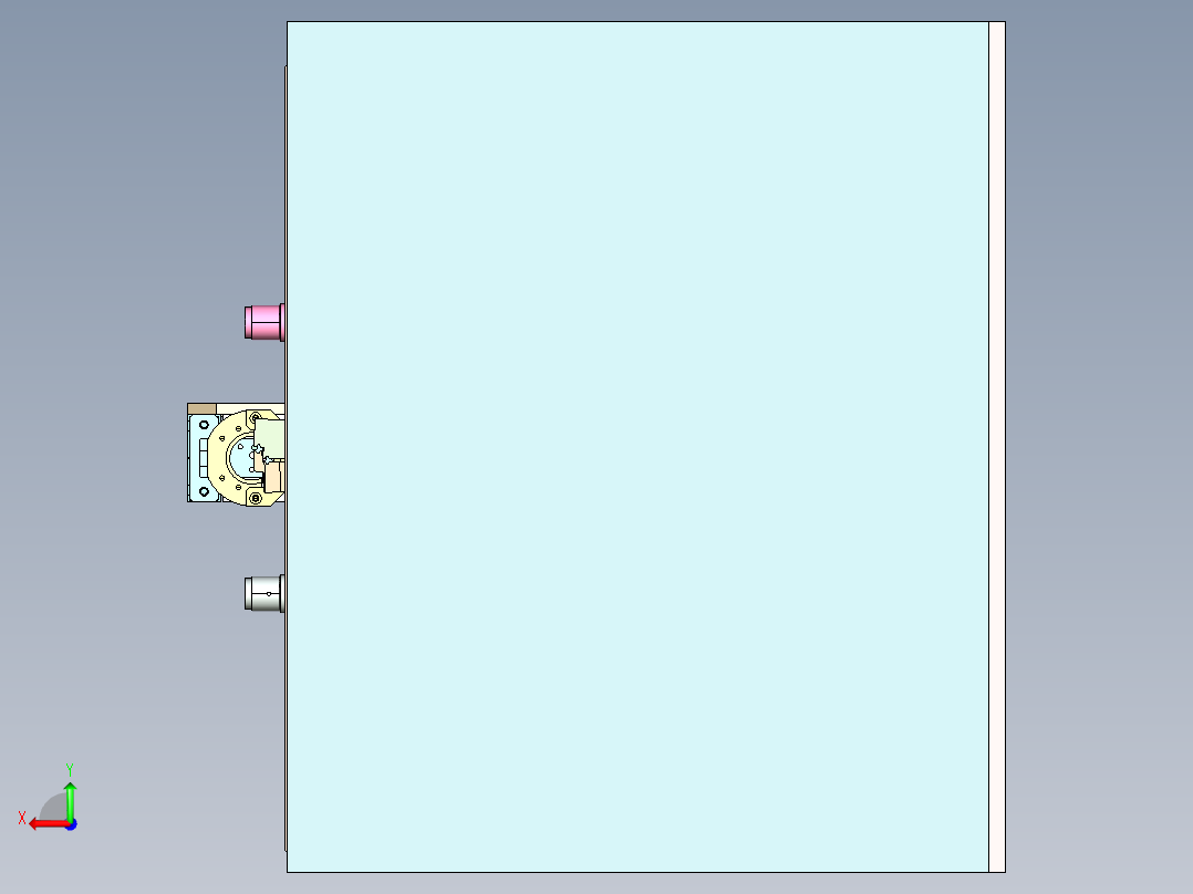 WT-570 小型家电线路板自动插针机后视图