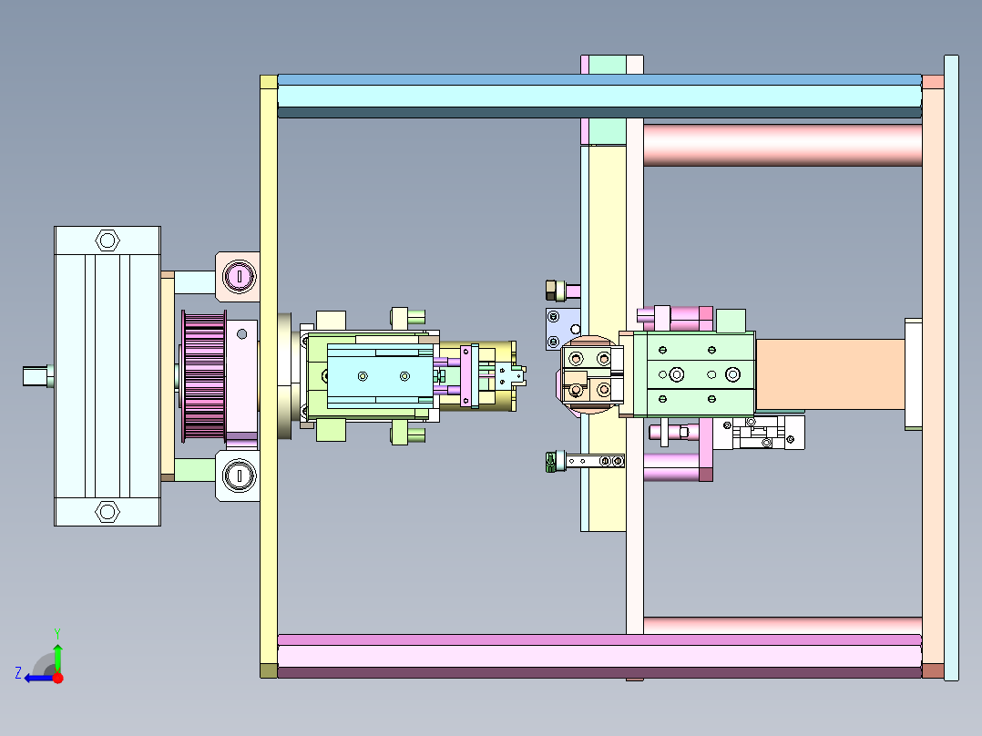 WT-570 小型家电线路板自动插针机右视图