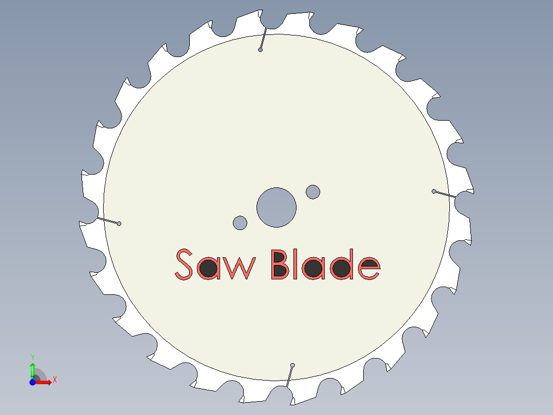 A0003092-锯片（木材切割机）前视图