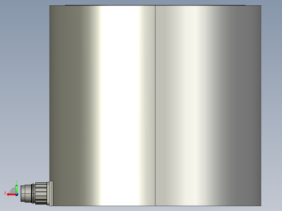 上银马达TMS38后视图