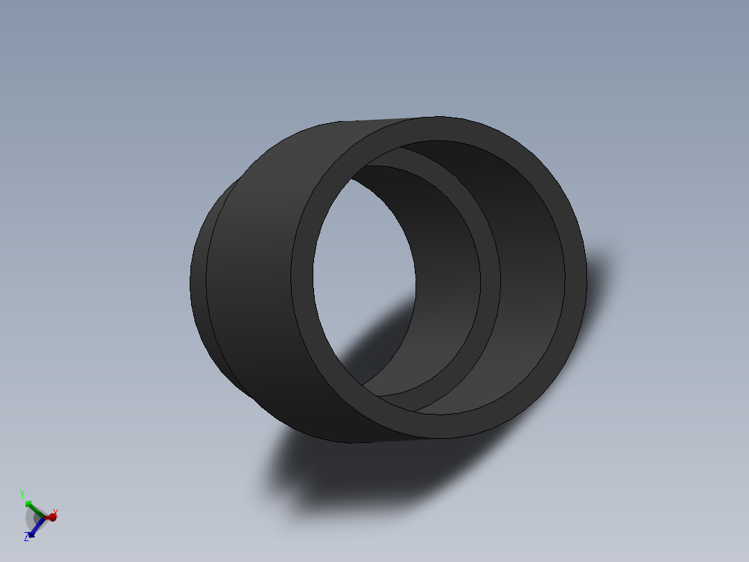 COUPLING_DN50-63_PN10_U-PVC主视图