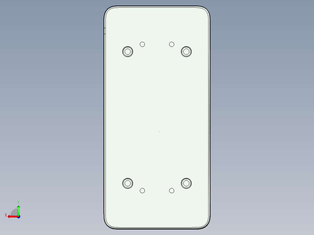 撑手机壳模具夹具后视图