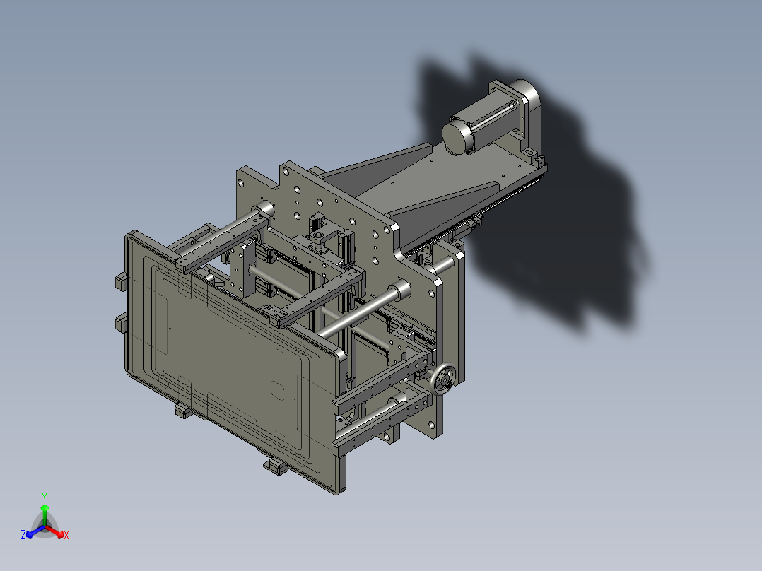 上料升降-2-GY191-MC正等轴测图