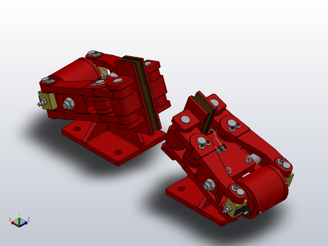 SBD-D安全制动器_SBD240-D-800×20ⅠRL.WL.CL主视图