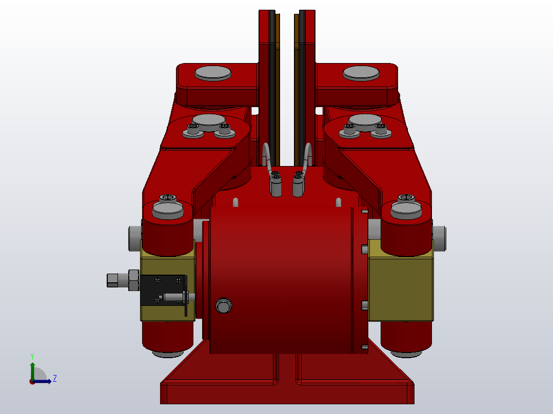 SBD-D安全制动器_SBD240-D-800×20ⅠRL.WL.CL右视图