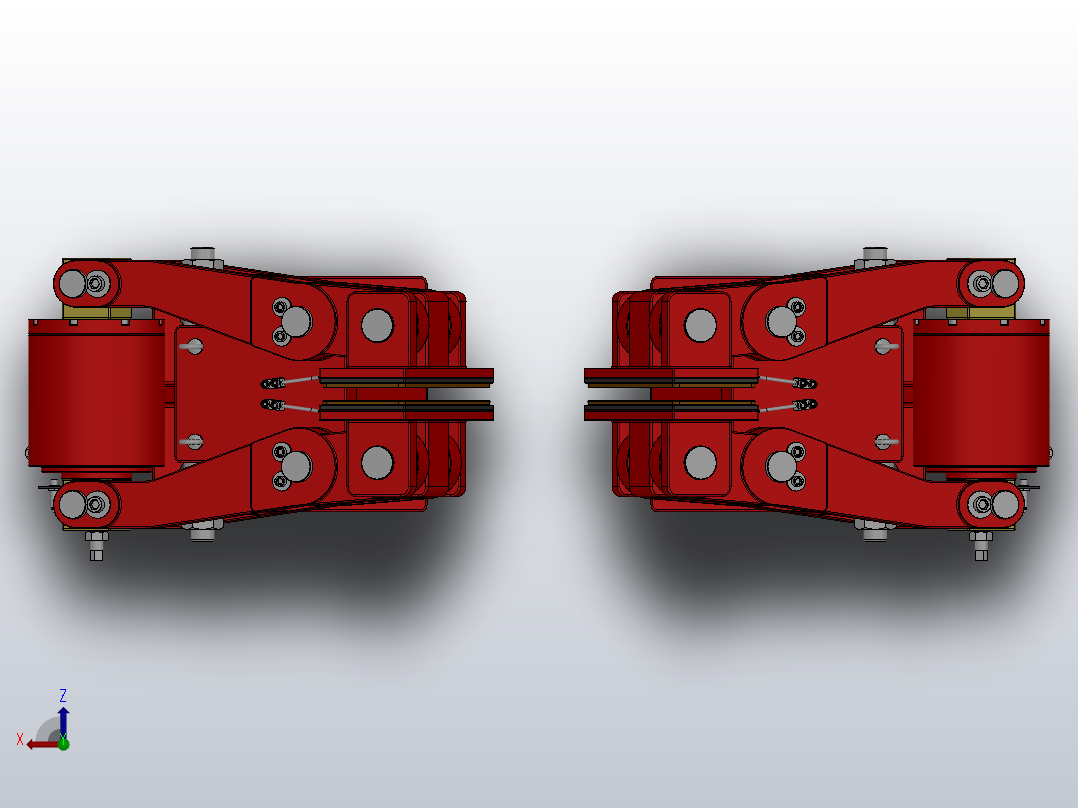 SBD-D安全制动器_SBD240-D-800×20ⅠRL.WL.CL俯视图