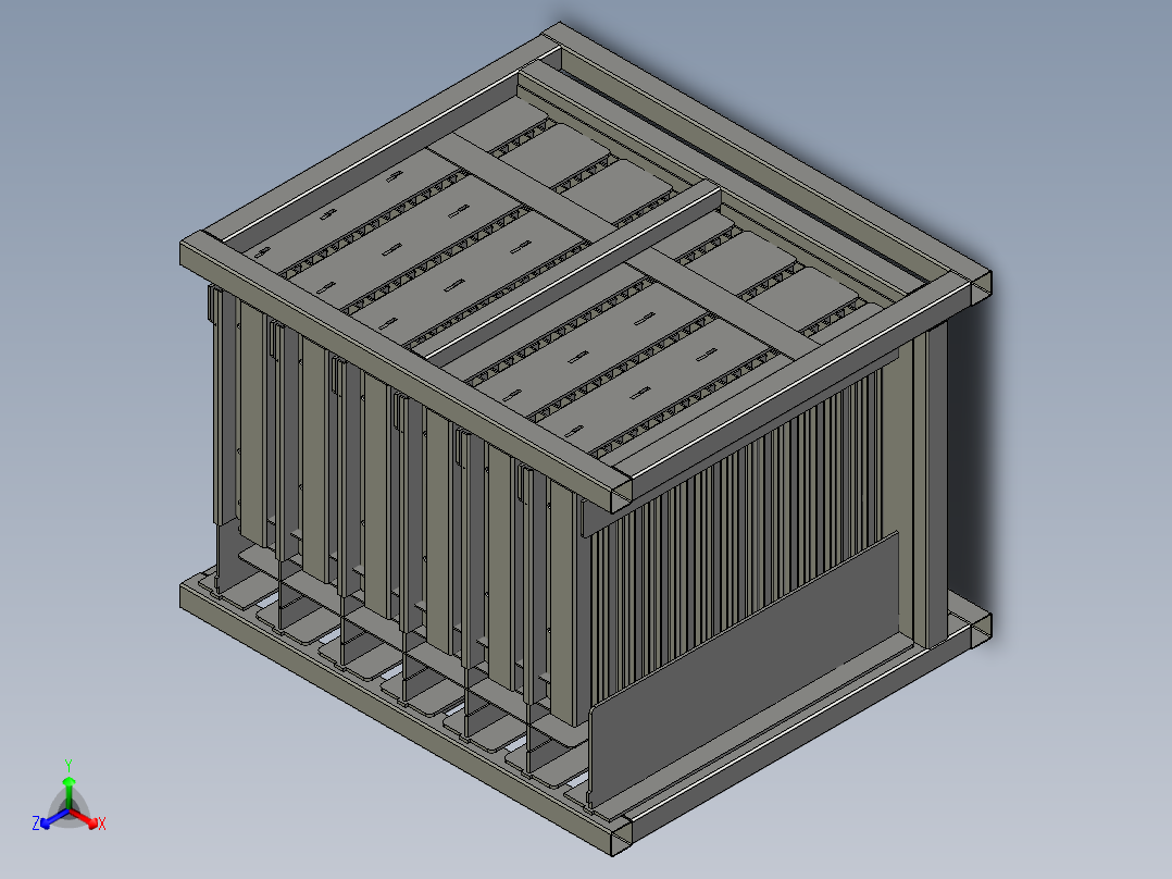 HT自动自动封头料车TREWQ主视图