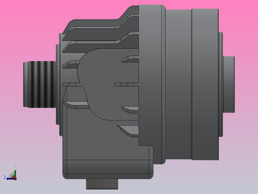 TH中空回转油压缸[TH-852]右视缩略图