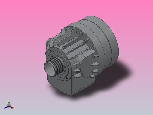 TH中空回转油压缸[TH-852]正等轴测缩略图