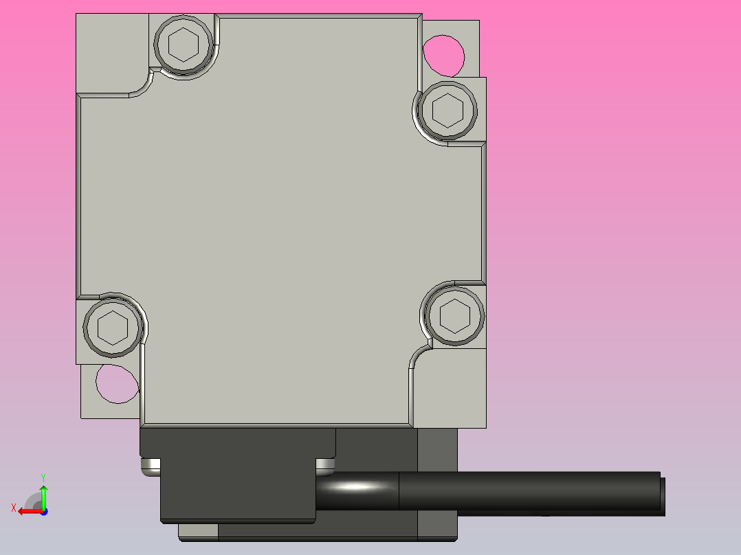 交流伺服电机HF-KP13后视图