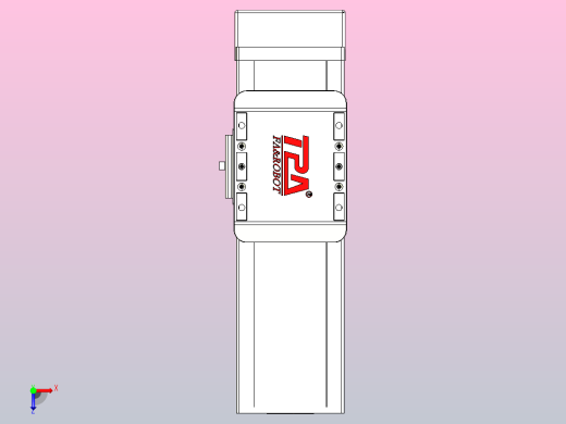 滚珠丝杠直线轴带导轨全封闭TPA-HCR-85D-1610C-L100-MP-C-P20-N3俯视缩略图