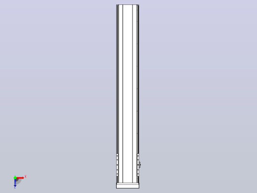 日规模组半封闭丝杆TPA-HNR-202D-2510C-L1250-MP-Y-P75-N3俯视缩略图