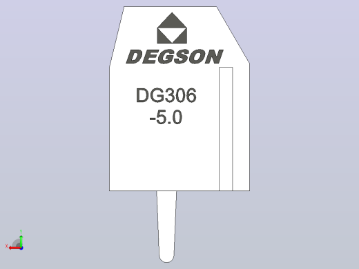 8针DG306 5白色间距5毫米后视缩略图