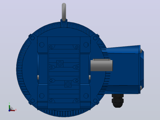 K37底脚轴伸式安装螺旋锥齿轮减速机K37-Y2.2-4P-7.96-M1-0°-A前视缩略图