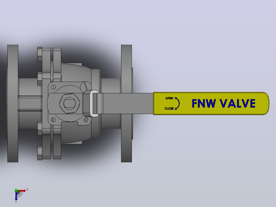 阀门、过滤器FNW-FNW660L俯视图