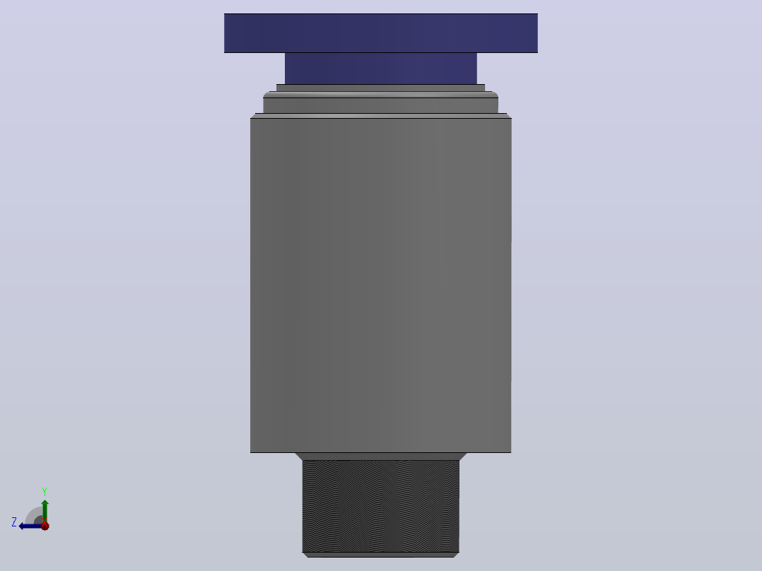 IPOC 圆螺纹直通_IPOC04-M6右视图