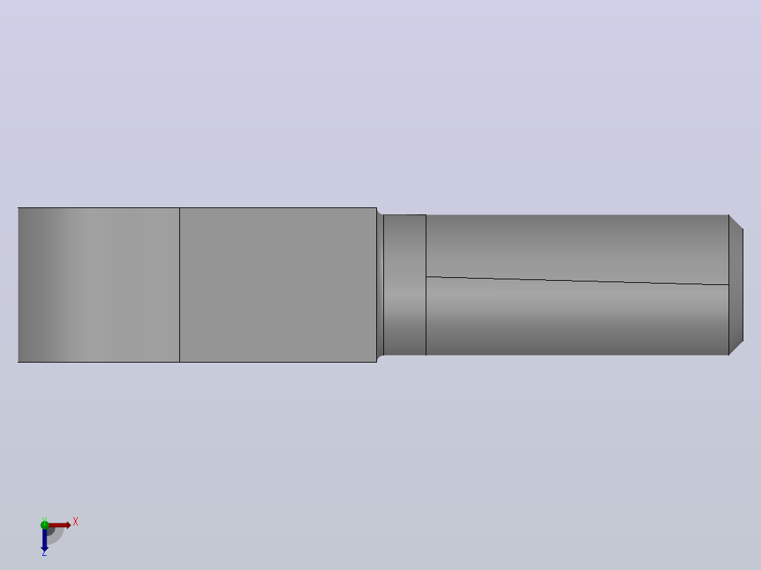 活节螺栓_M100×6×400俯视图