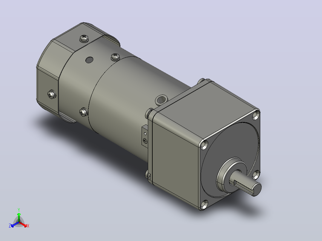 刹车电机5RK60GU-CFM 5GU3KB～200KB主视图