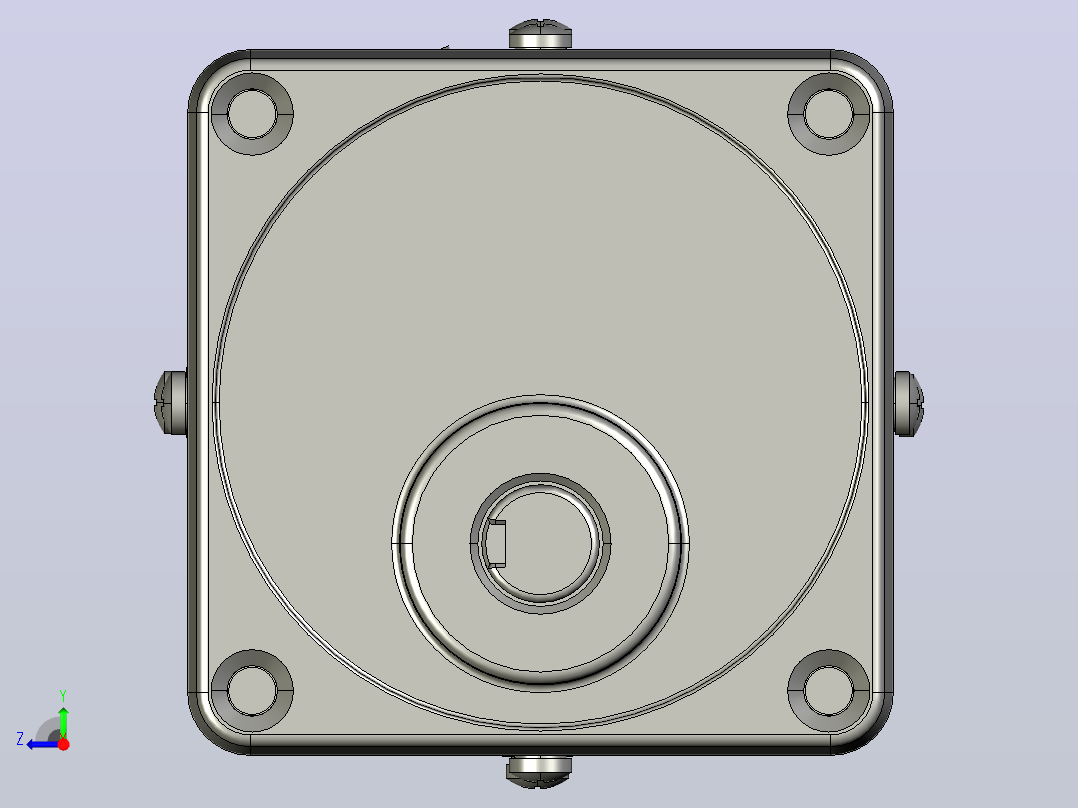 刹车电机5RK60GU-CFM 5GU3KB～200KB右视图