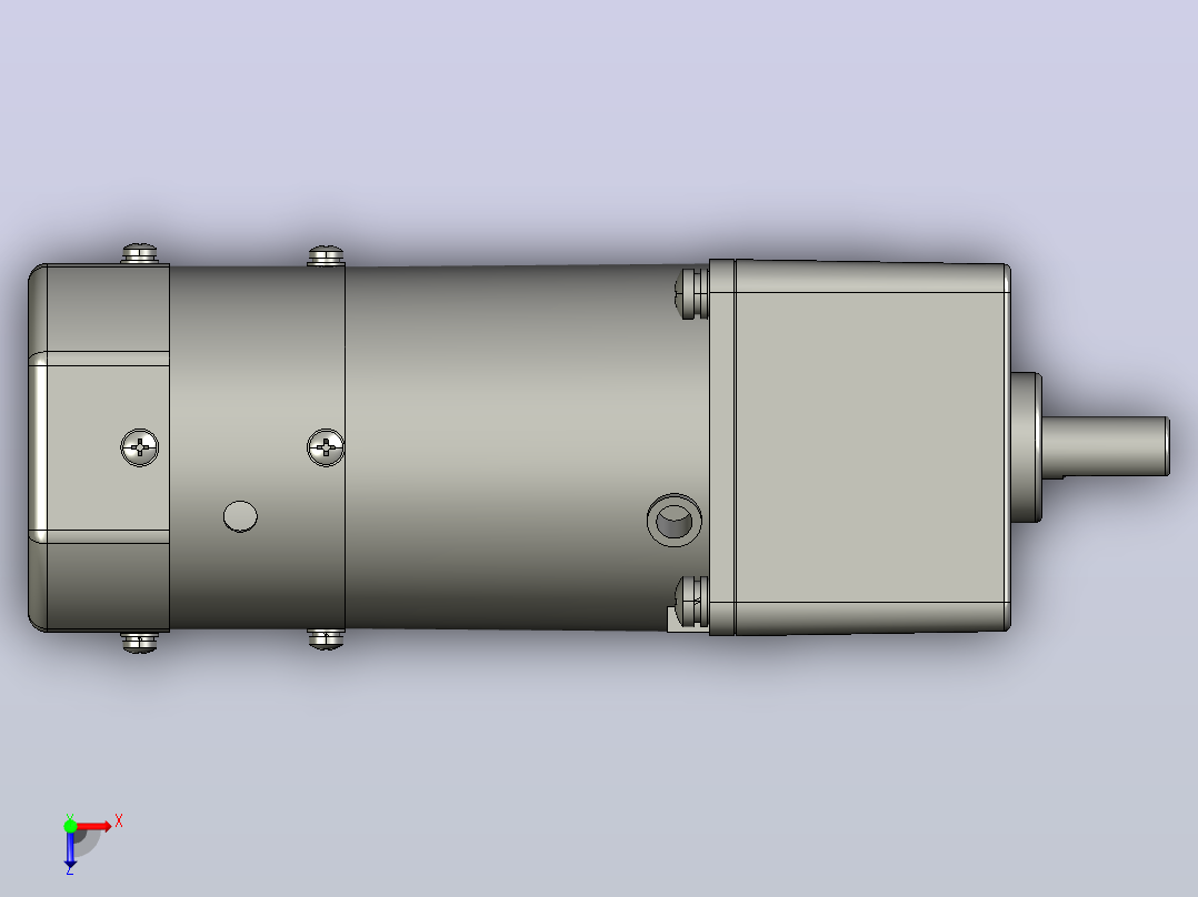 刹车电机5RK60GU-CFM 5GU3KB～200KB俯视图
